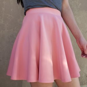 Mini Circle Skirt, Pink, size Medium